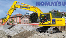 used komatsu excavator